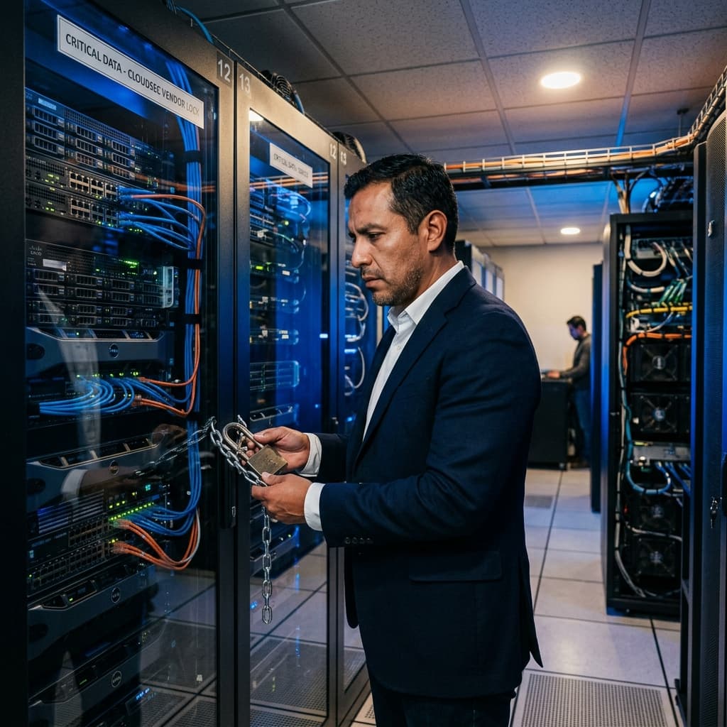 Dueño de negocio cautivo por el proveedor de software