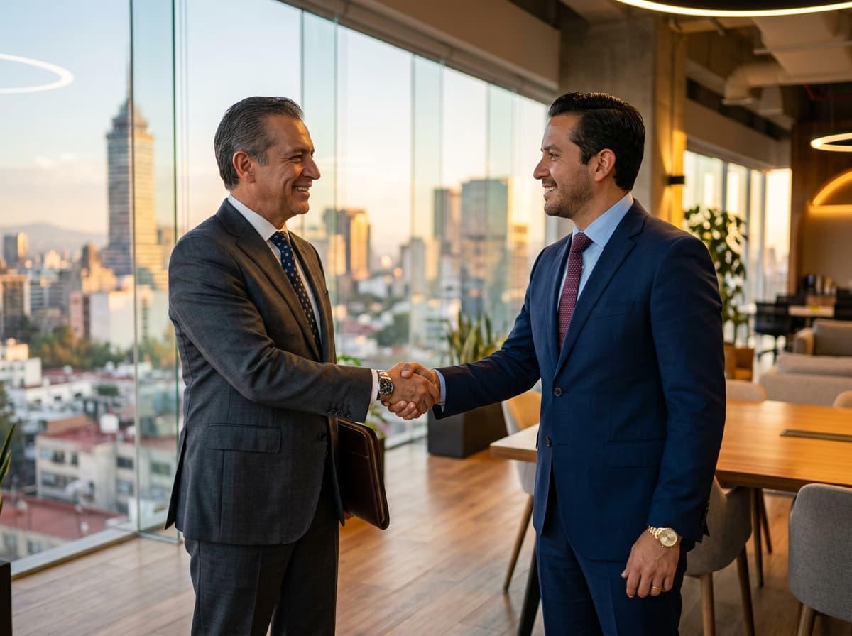 Alianza estratégica entre ejecutivos de negocios